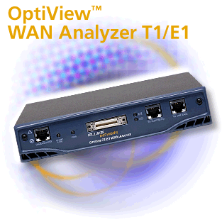 OptiView T1/E1 广域网分析仪（OPV-WAN/T1/E1）-监测关键广域网链路